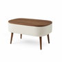Atelier Del Sofa Noya - Blanco y nogal
